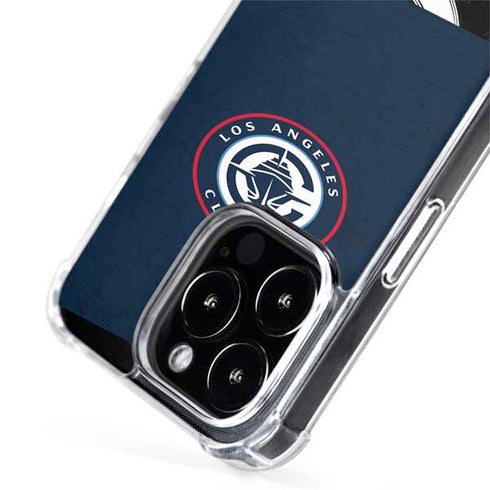 NBA Los Angeles Clippers Distressed Blue iPhone 15 Pro MagSafe Case
